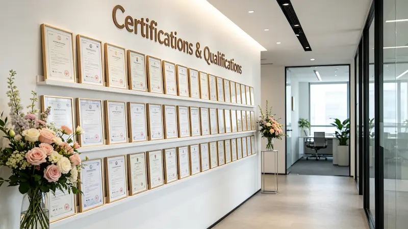 REACH certification for artificial heart shaped flower arch