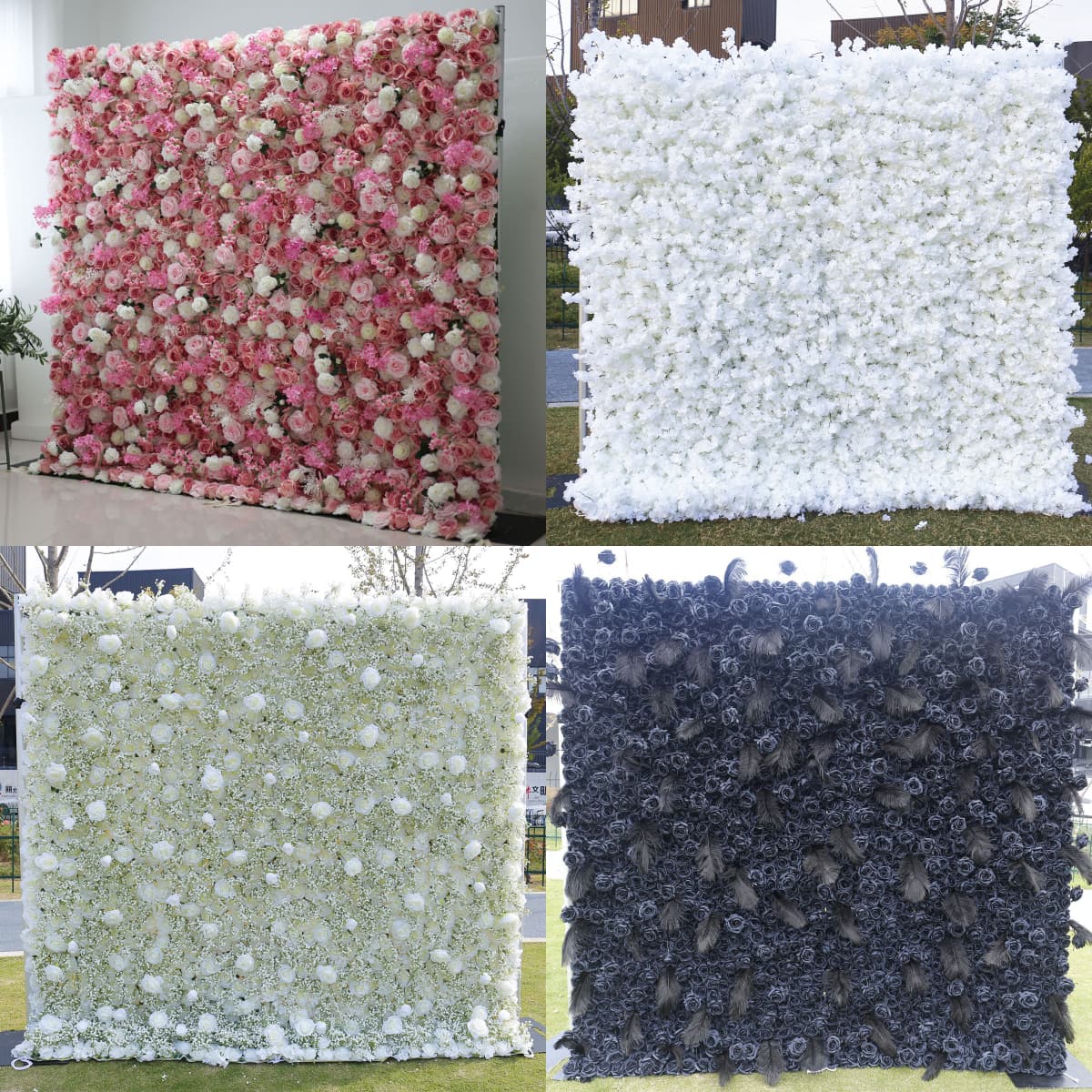 Silk Flower Wall – Artificial Flowers Wall Panels