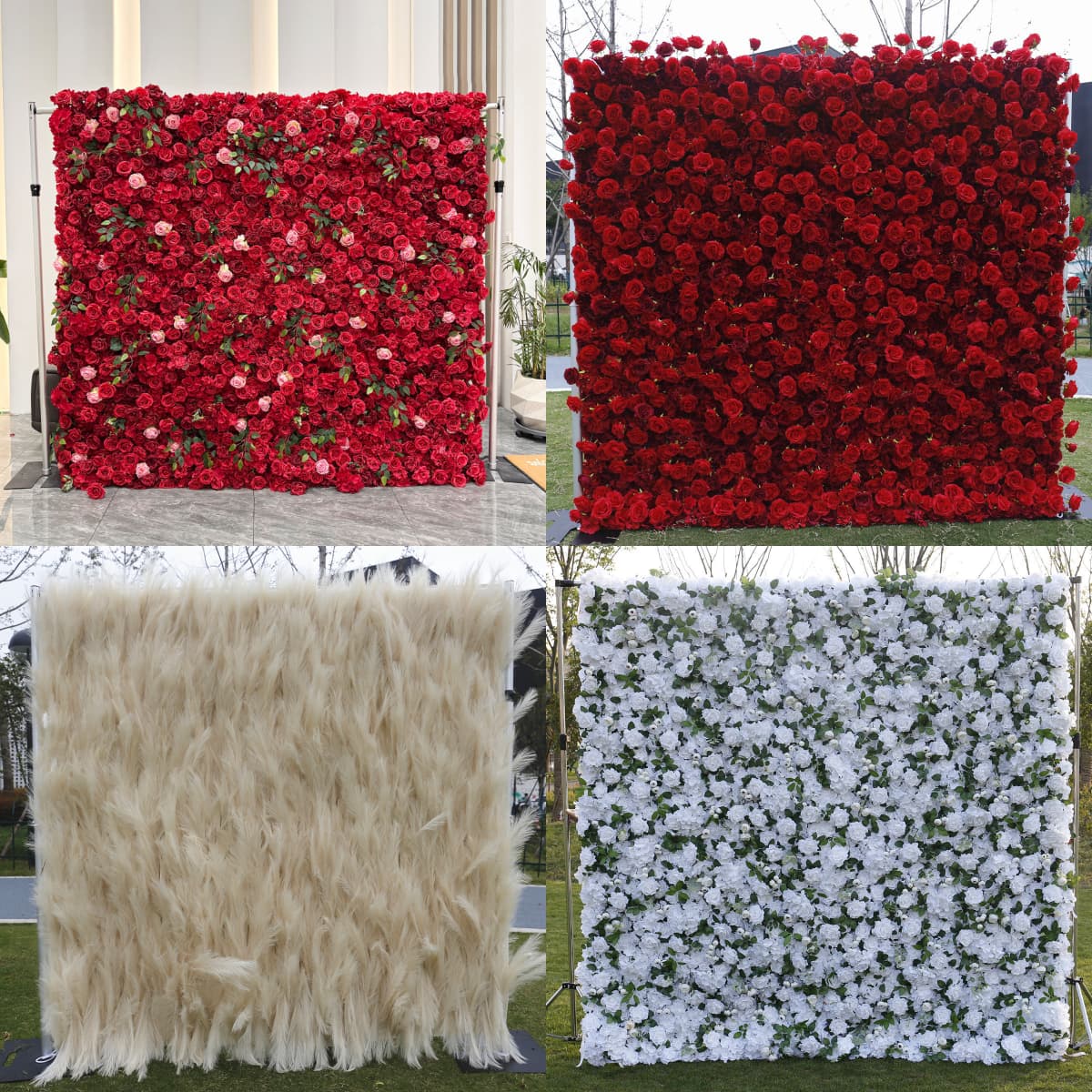 Silk Flower Wall – Artificial Flowers Wall Panels