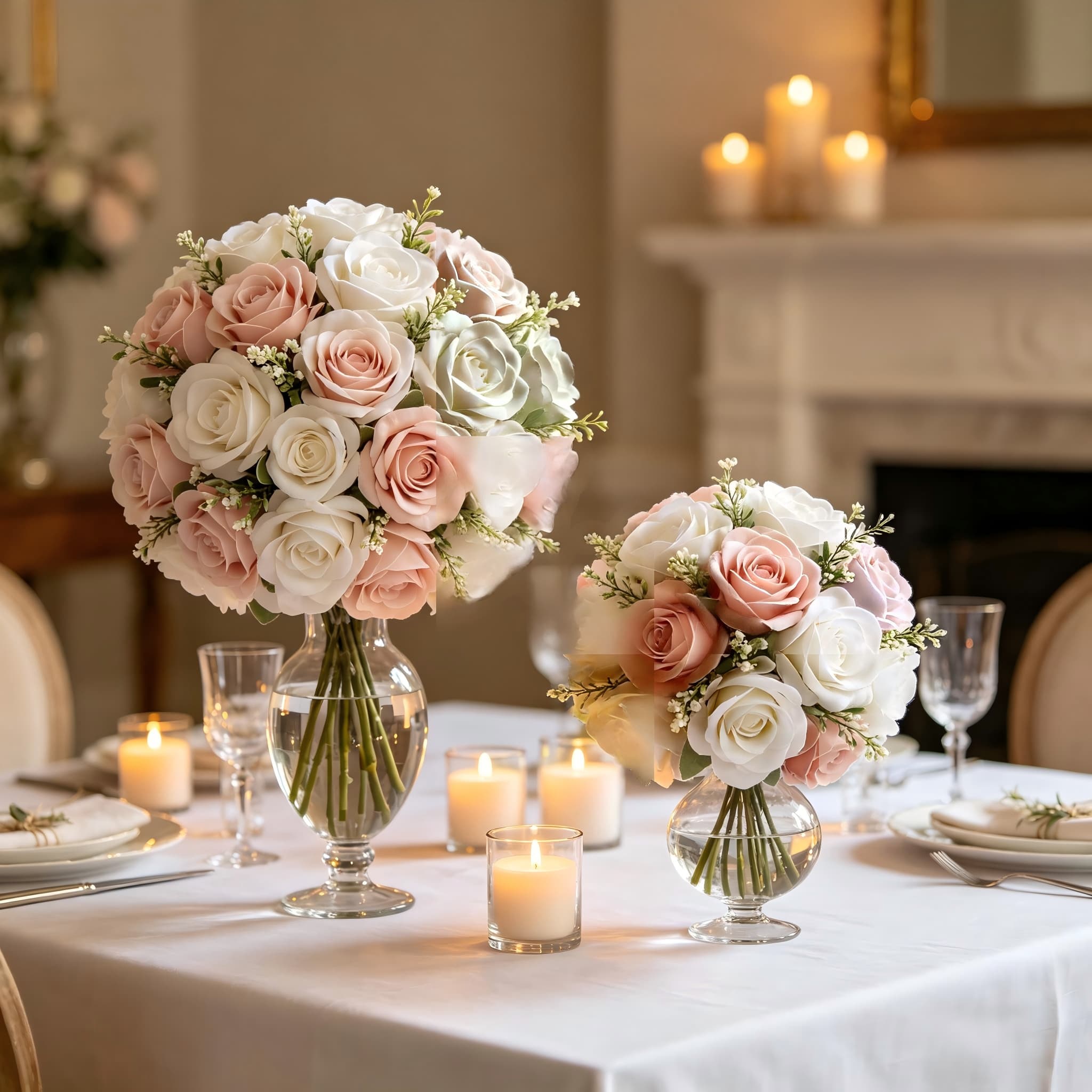 flower ball centerpiece from artificial flowers