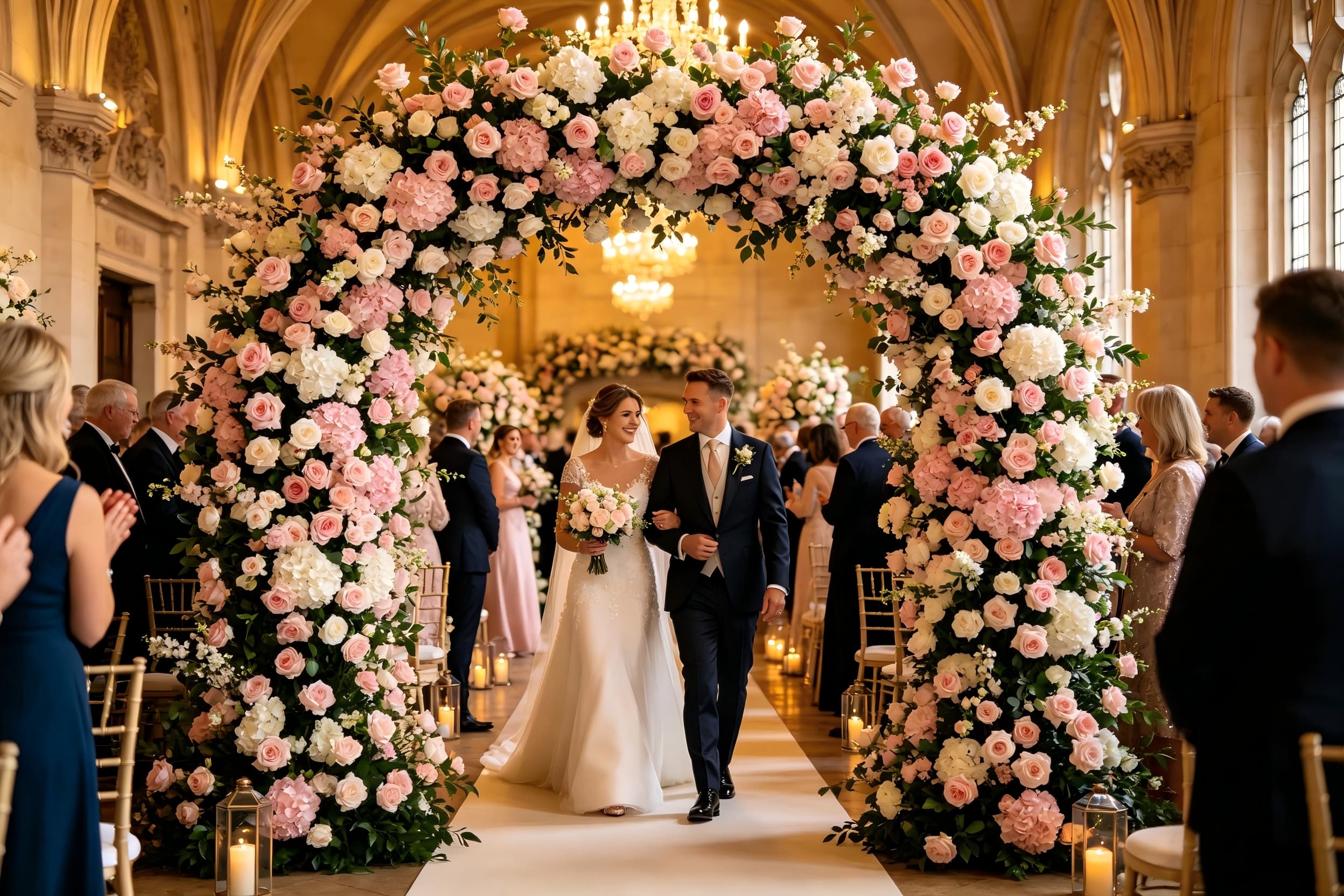 Elegant Occasions wedding flower arch London