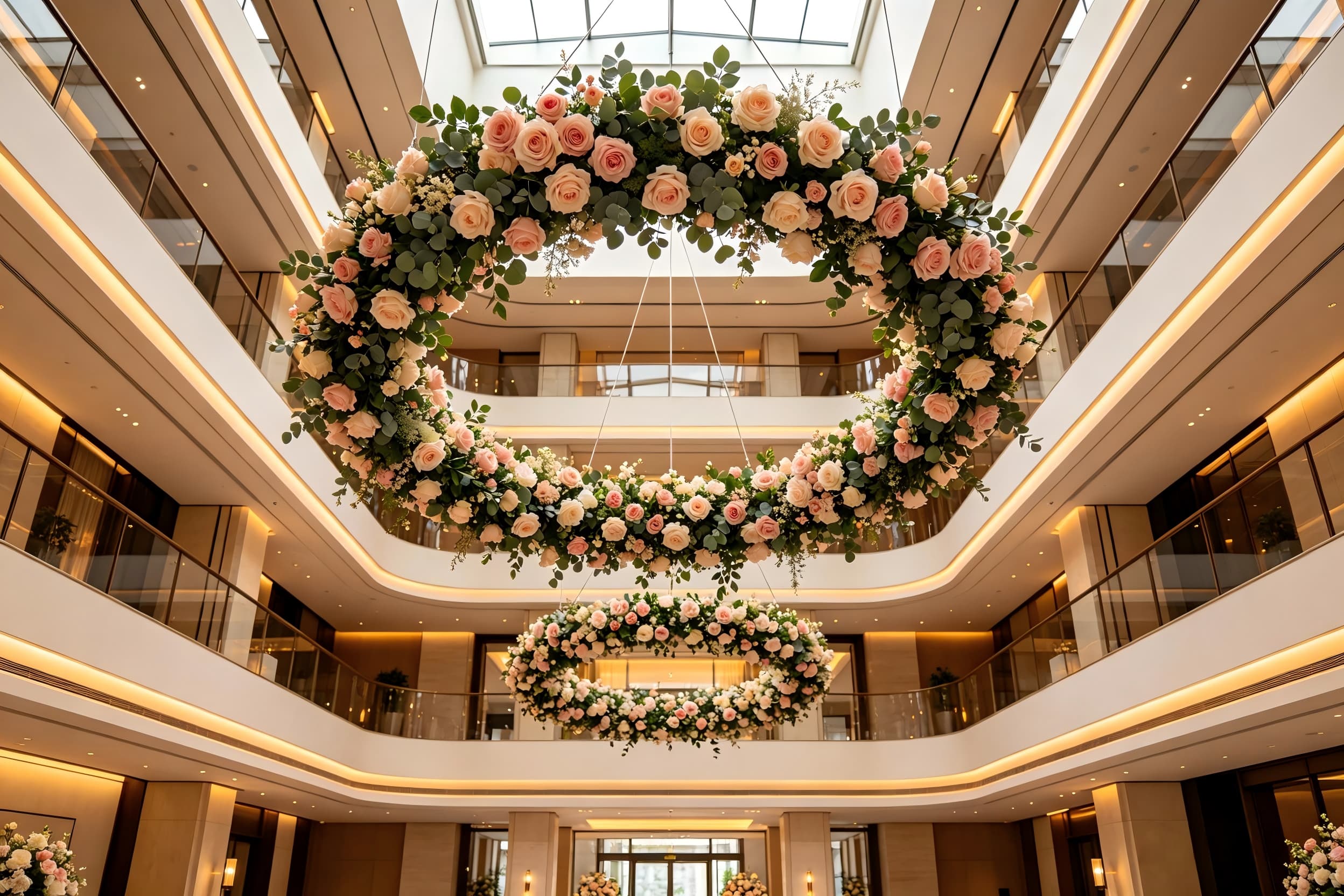 How Dubai Hotel Cut Seasonal Decor Costs by 55% with Custom Hanging Flower Wreaths – A Case Study