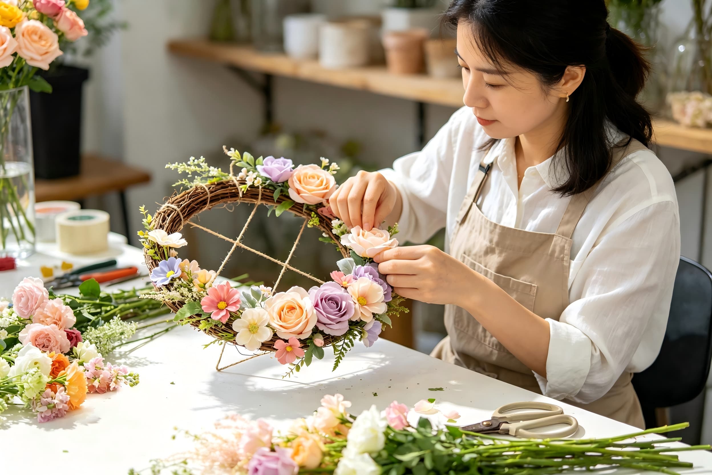 花艺师制作样品 (1)