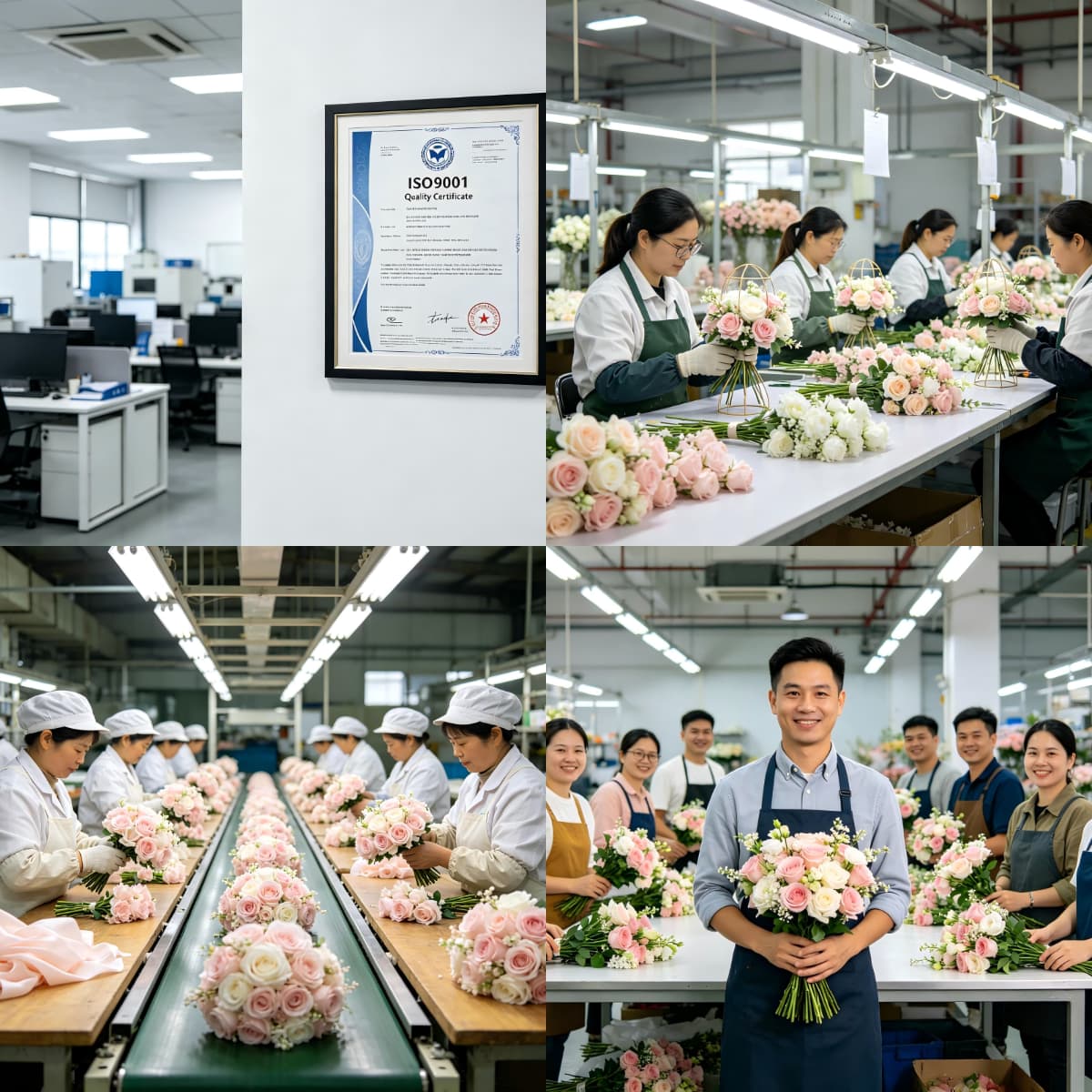 Xibo Floral bridal bouquet manufacturer factory