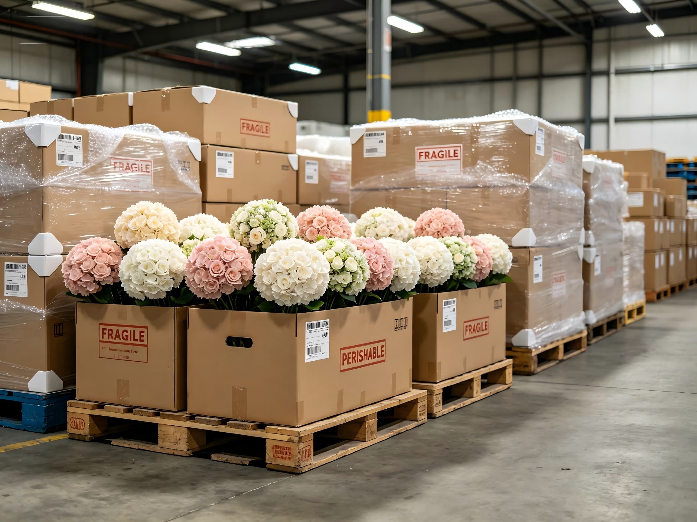 flower ball centerpiece flat-pack storage packaging