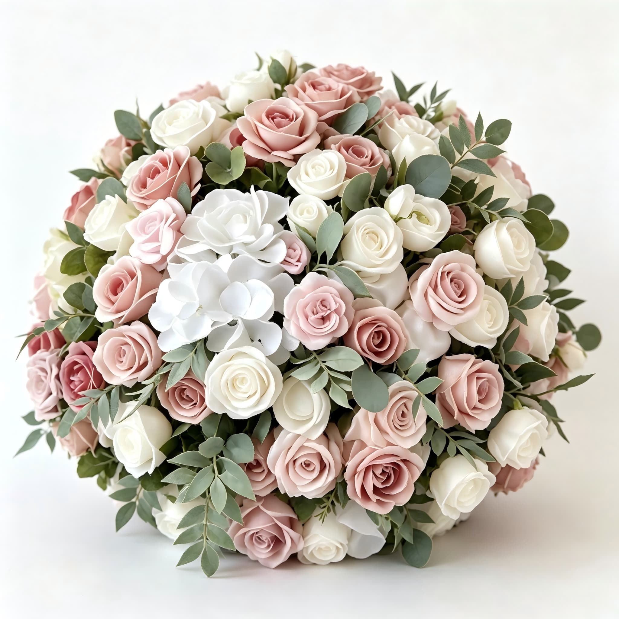 custom flower ball centerpiece silk flowers stand