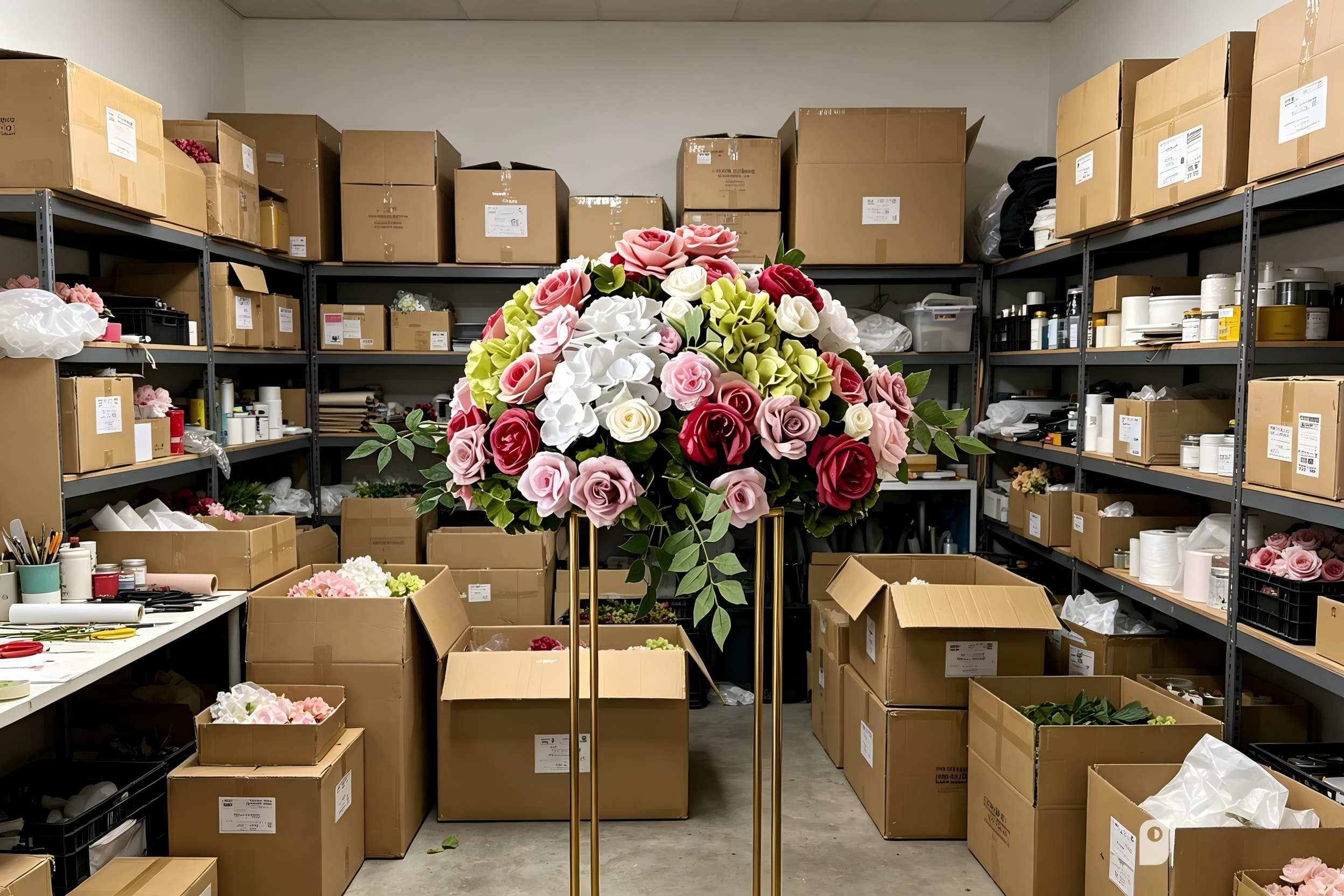 event stylist storage challenges multiple suppliers