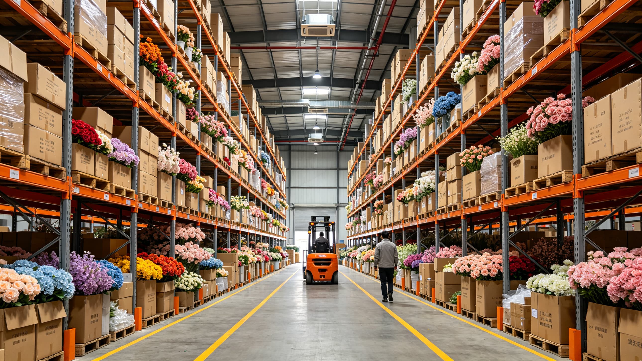 artificial flower wall factory production line