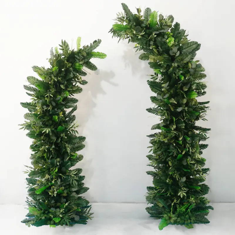 Botanical Crescent Arch – Fern Eucalyptus Greenery Moon Gate