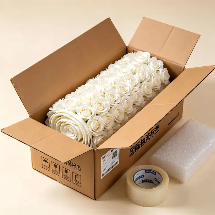 flower wall product packaging rolled storage bag