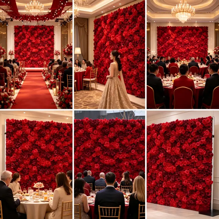 global flower wall client case studies wedding events worldwide
