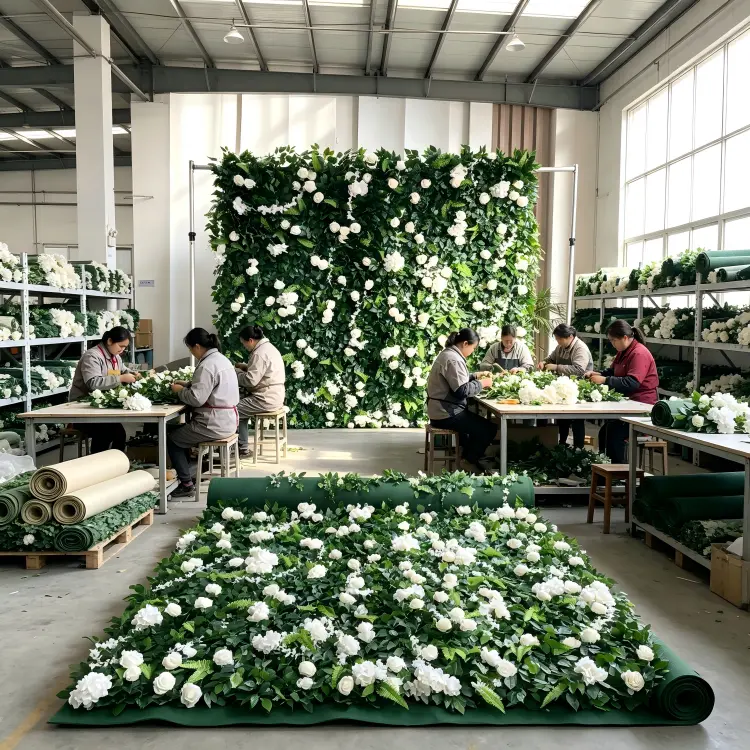 artificial flower factory production line workshop
