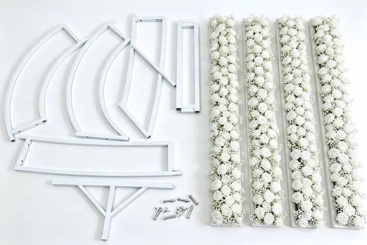 luxury-flower-arch-detachable-foldable-parts-structure