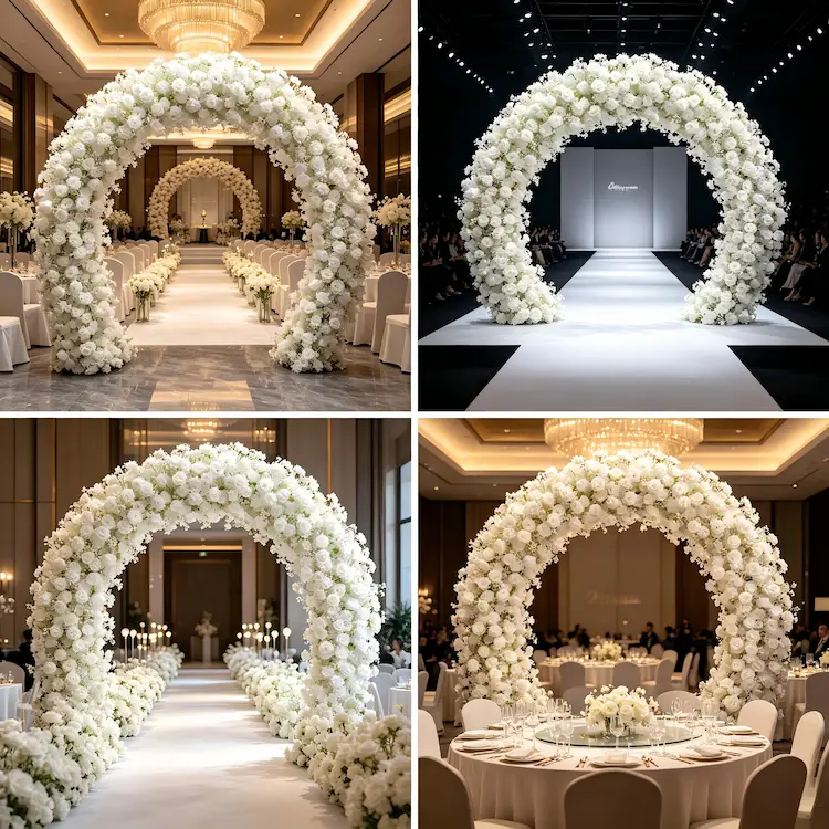 white-luxury-flower-arch-multi-scene-high-end-four-grid