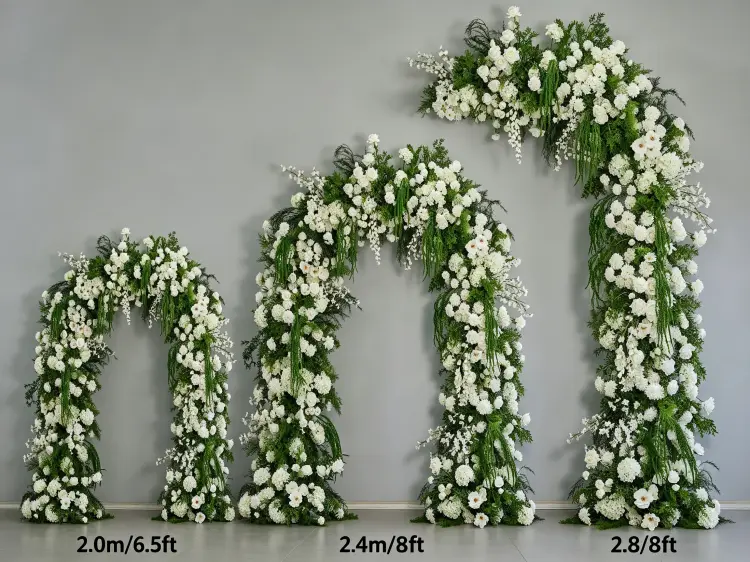 Wedding Arch with Stand Size Comparison 2.0m 2.4m 2.8m Height Guide