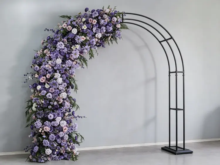 Flower Arch Metal Frame Quick Connect Assembly and Flat Disassembly