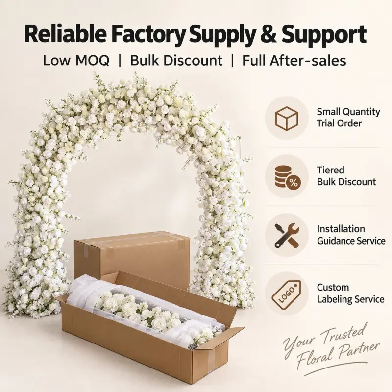 White Rose Flower Arch – White Rose Wedding Arch