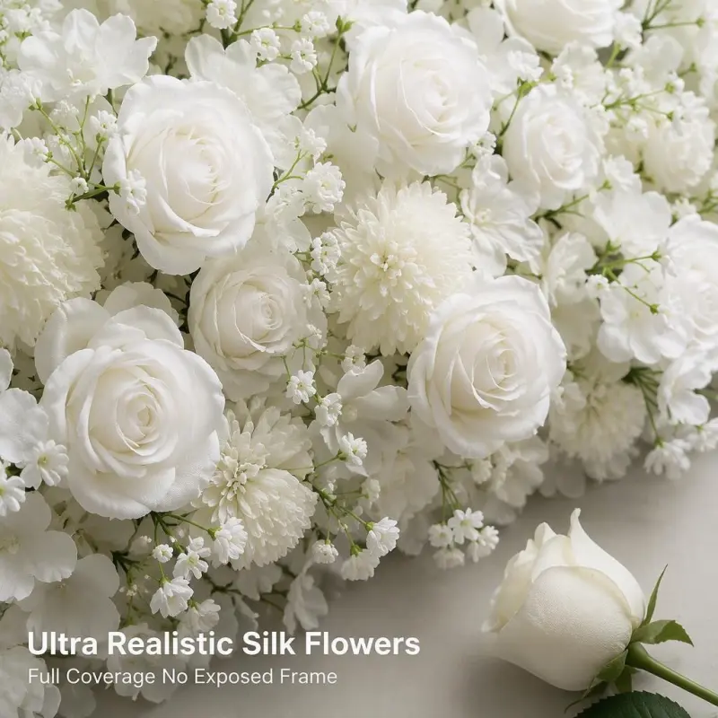 White Rose Flower Arch – White Rose Wedding Arch