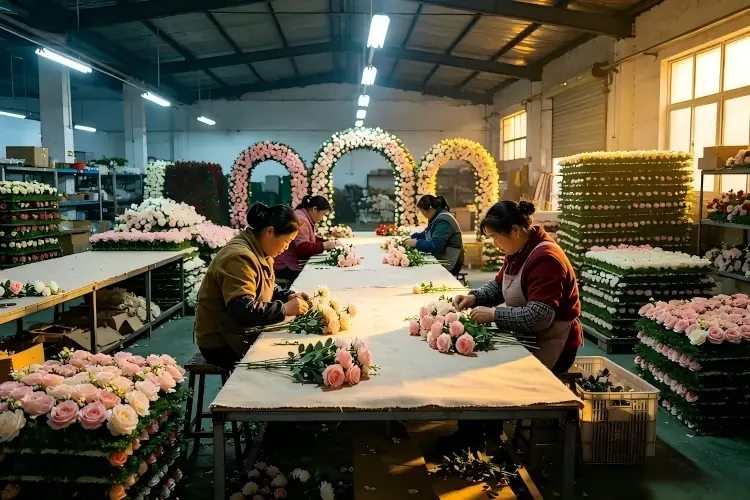 artificial-flower-factory-production-line-workshop