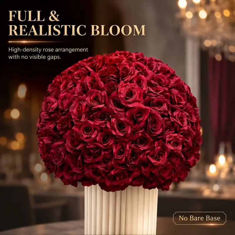 Artificial Silk Flower Ball – Wedding Centerpiece Decoration