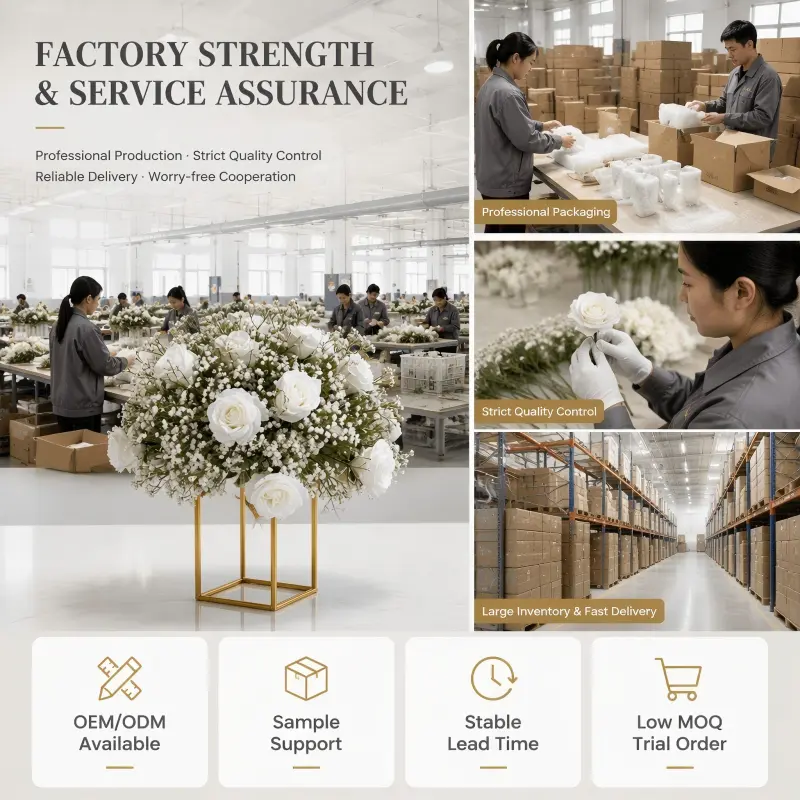 Centerpiece Flower Ball – Artificial Flower Ball for Wedding Table