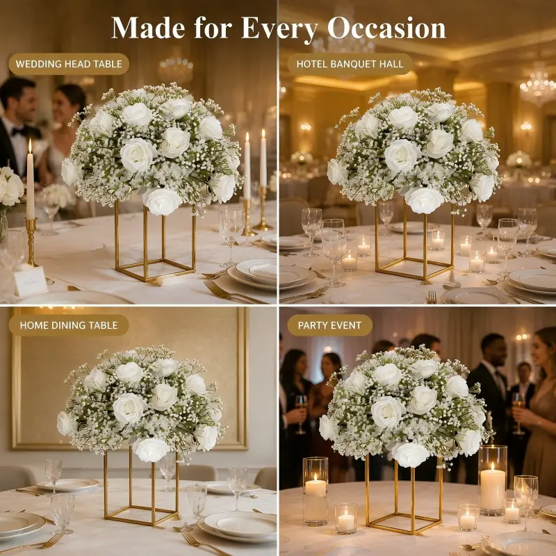 Centerpiece Flower Ball – Artificial Flower Ball for Wedding Table