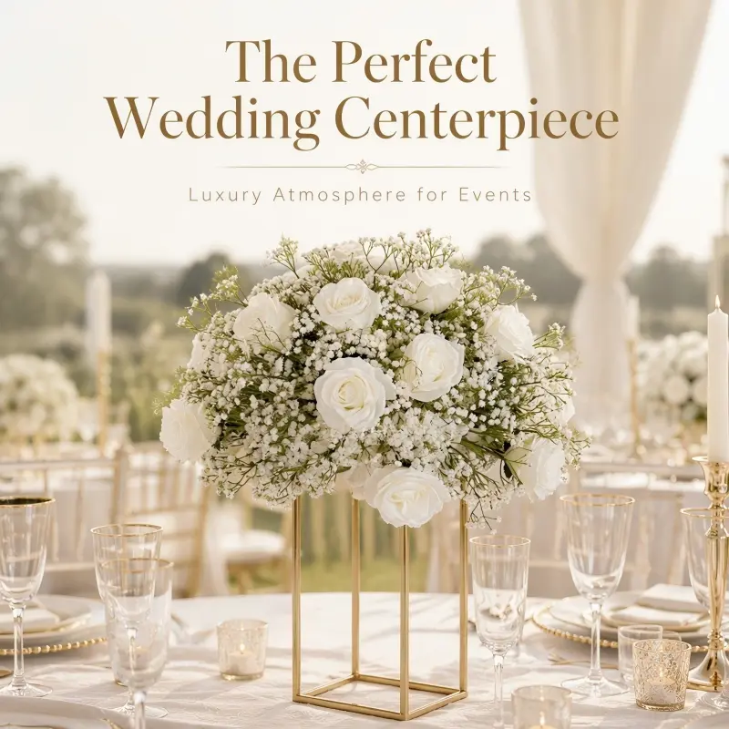 Centerpiece Flower Ball – Artificial Flower Ball for Wedding Table