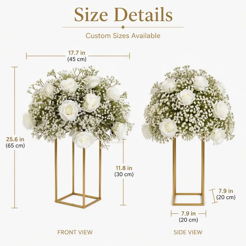 Centerpiece Flower Ball – Artificial Flower Ball for Wedding Table