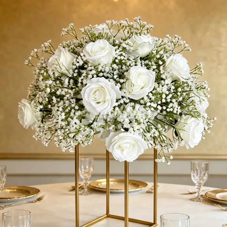 white-rose-babys-breath-flower-ball-wedding