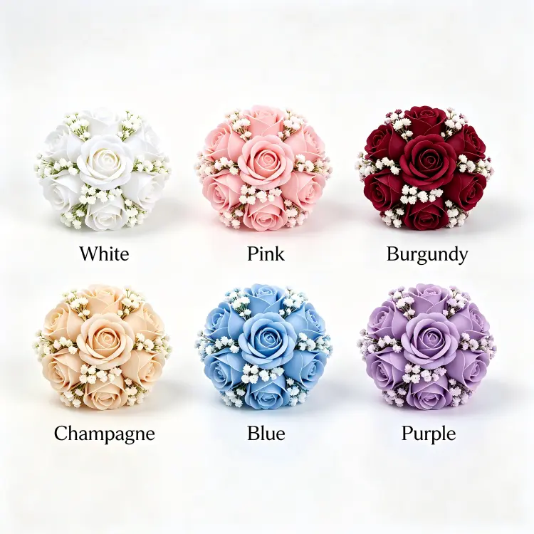 custom-white-flower-ball-colors-sizes