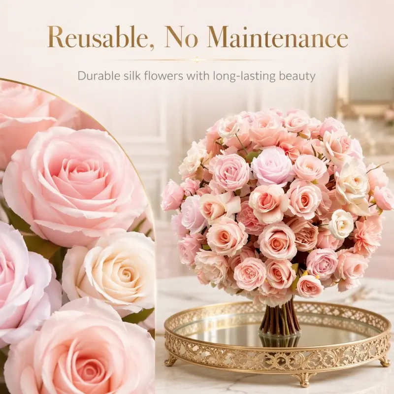 Pink Flower Ball – Artificial Pink Rose Flower Ball