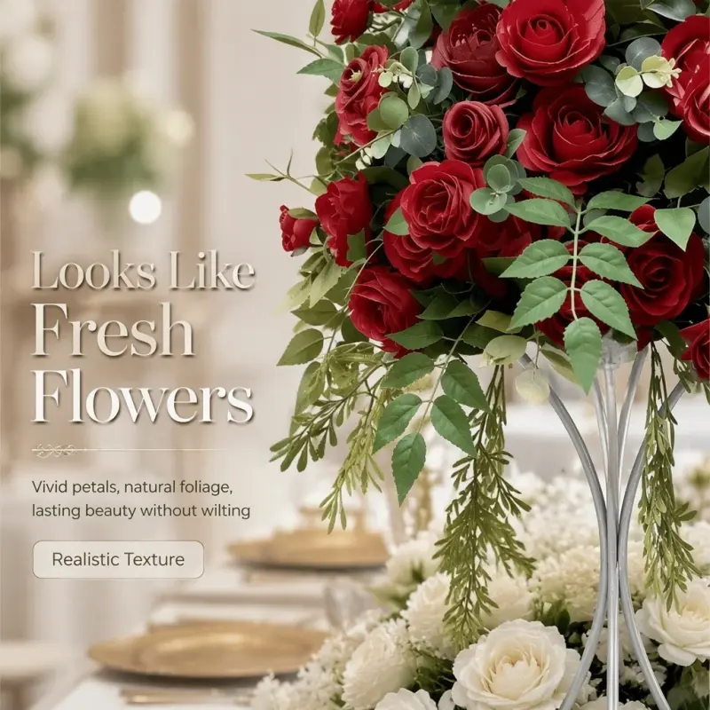 Flower Ball Centerpiece – Artificial Flower Ball for Wedding Table