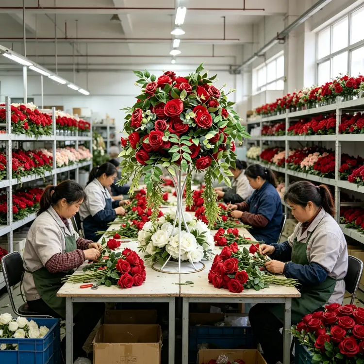 artificial-flower-factory-production-line