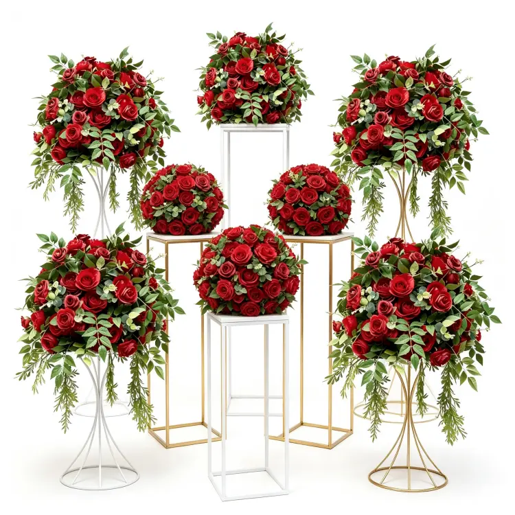 red-flower-ball-size-comparison-chart