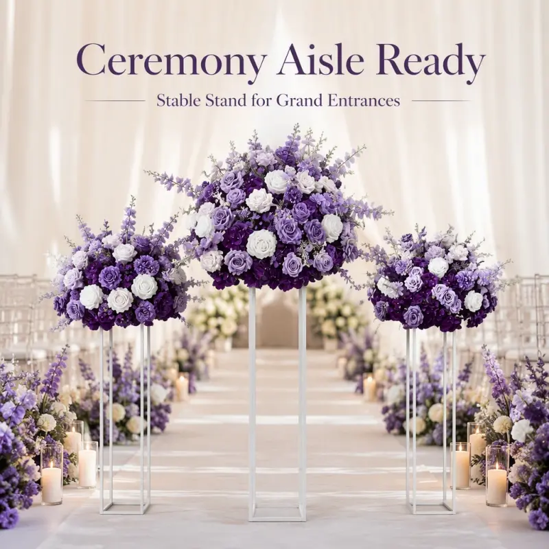 Purple Flower Ball – Artificial Purple Silk Flower Ball