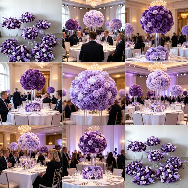 Global Wedding Event Flower Projects Portfolio Cases Worldwide Artificial Flower Ball