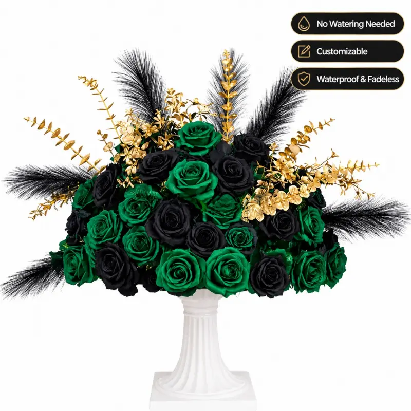 Wedding Table Flowers – Artificial Flower Ball Table Decor