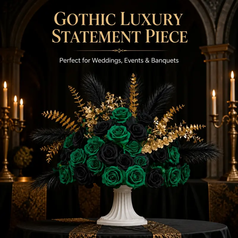 Wedding Table Flowers – Artificial Flower Ball Table Decor