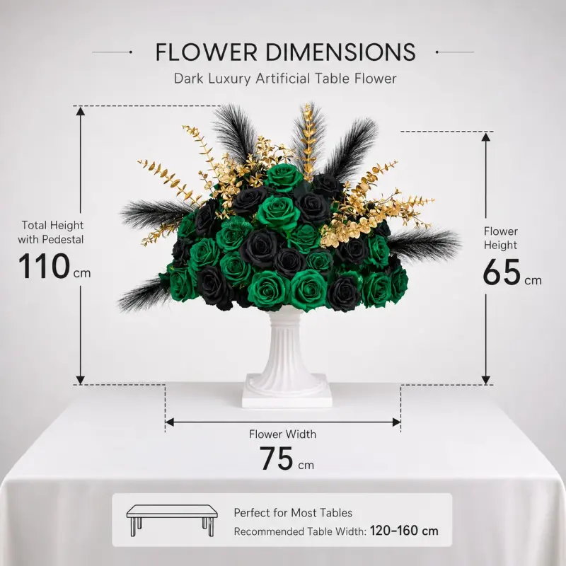 Wedding Table Flowers – Artificial Flower Ball Table Decor