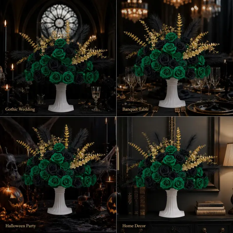 Wedding Table Flowers – Artificial Flower Ball Table Decor