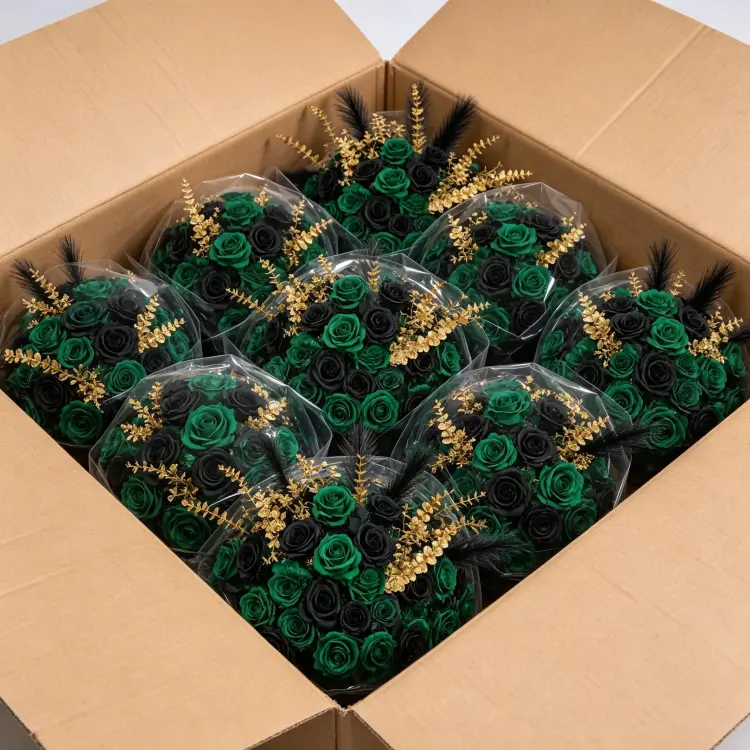 Artificial Flower Ball Packaging Carton Box Shipping Protection and Bulk Order