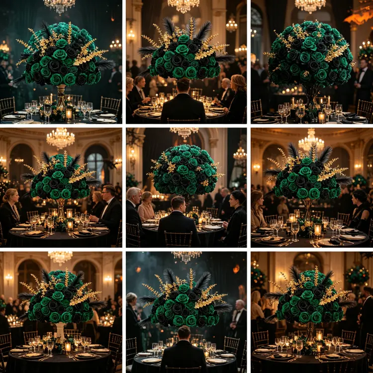 Global Wedding Event Flower Projects Portfolio Cases Worldwide Artificial Flower Ball