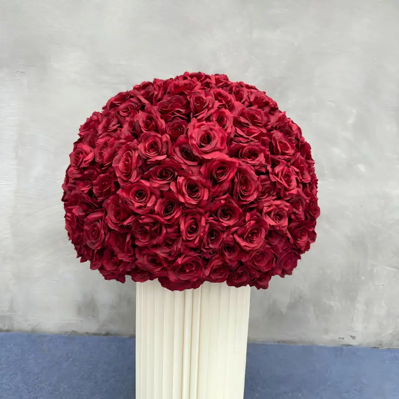 Artificial Silk Flower Ball – Wedding Centerpiece Decoration