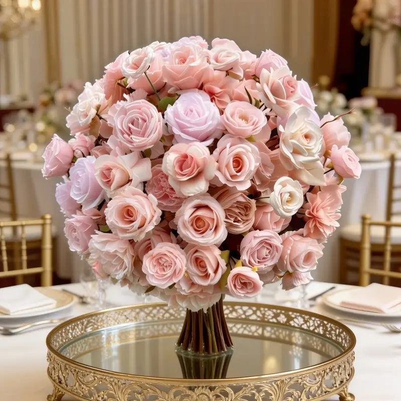 Pink Flower Ball – Artificial Pink Rose Flower Ball