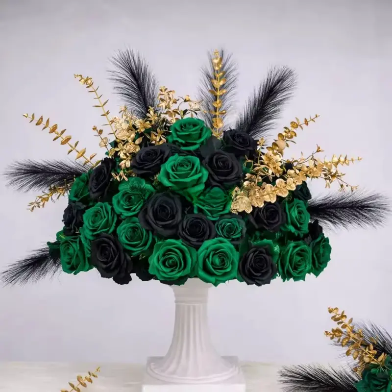 Wedding Table Flowers – Artificial Flower Ball Table Decor
