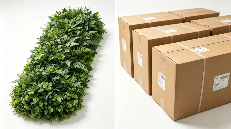 Artificial Flower Runner Rolled Packaging Carton Box Shipping Protection for Bulk Wholesale Orders