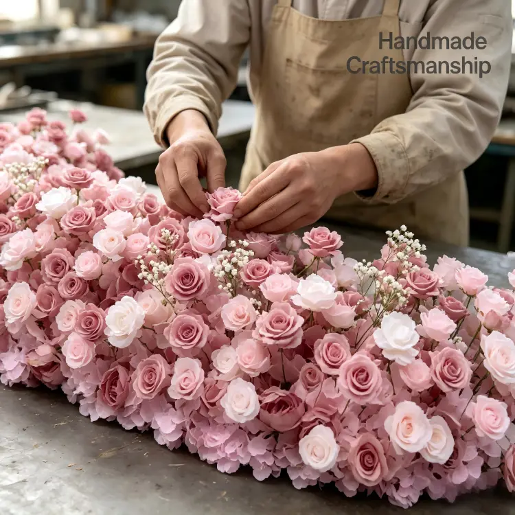 handmade artificial flower arrangement craftsmanship