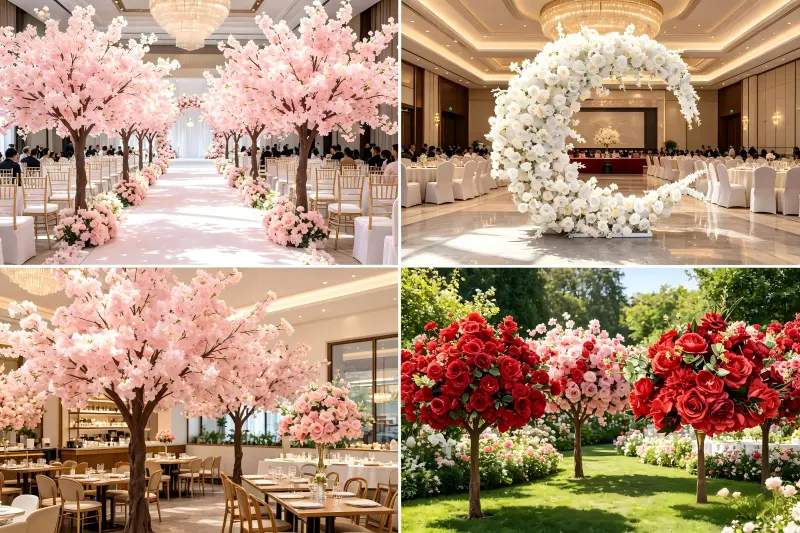 10 Creative Ways to Use Artificial Flower Trees for Weddings & Events