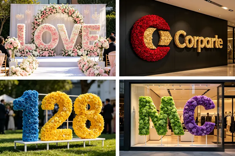 10 Creative Flower Sign Ideas for Events & Rental Businesses