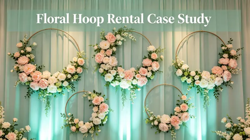 Floral Hoop Rental Case Study: $650 to $14,800 in Year 1